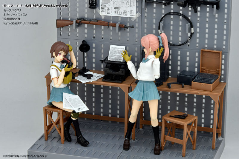 LittleArmory [LD045] Military Office A 1/12 Plastic Model - Image 6
