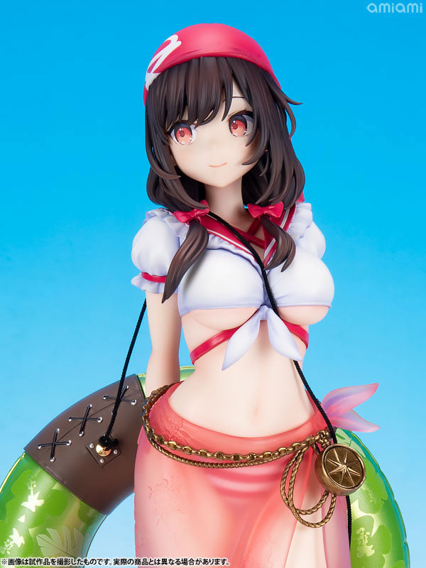 KDcolle KonoSuba Yunyun: Light Novel Cosplay on the Beach ver. 1/7 Scale Figure KADOKAWA Special Set - Image 11