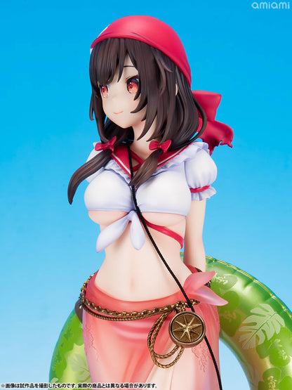 KDcolle KonoSuba Yunyun: Light Novel Cosplay on the Beach ver. 1/7 Scale Figure KADOKAWA Special Set - Image 12