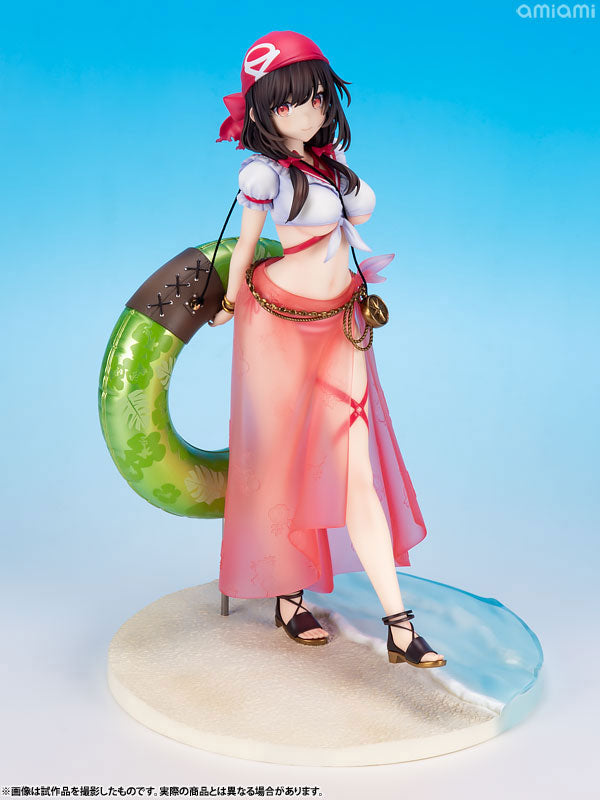 KDcolle KonoSuba Yunyun: Light Novel Cosplay on the Beach ver. 1/7 Scale Figure KADOKAWA Special Set - Image 13