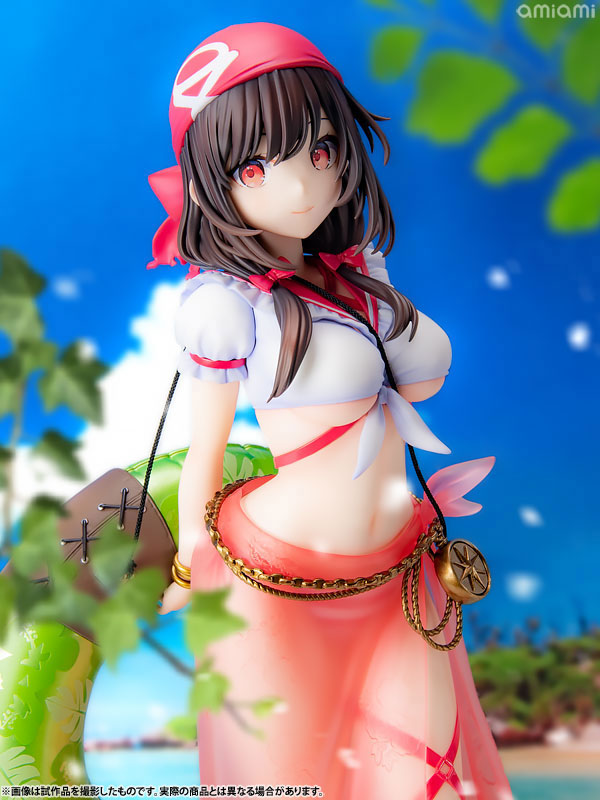 KDcolle KonoSuba Yunyun: Light Novel Cosplay on the Beach ver. 1/7 Scale Figure KADOKAWA Special Set - Image 26