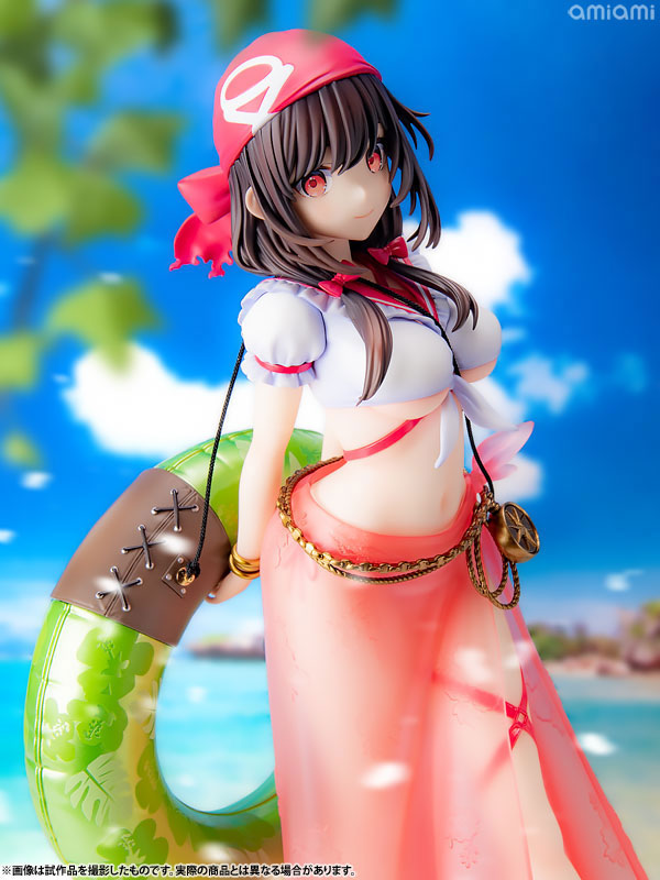 KDcolle KonoSuba Yunyun: Light Novel Cosplay on the Beach ver. 1/7 Scale Figure KADOKAWA Special Set - Image 27
