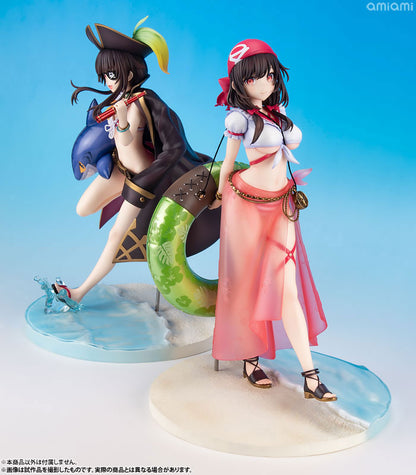 KDcolle KonoSuba Yunyun: Light Novel Cosplay on the Beach ver. 1/7 Scale Figure KADOKAWA Special Set - Image 30