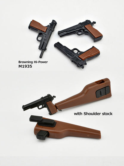 LittleArmory [LA096] Browning HP Type 1/12 Plastic Model - Image 3
