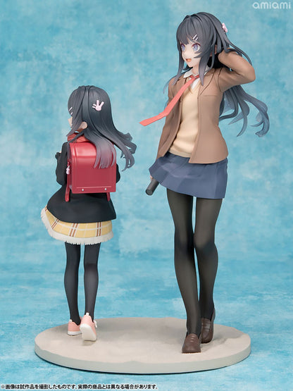 KDcolle Rascal Does Not Dream of a Knapsack Kid Mai Sakurajima Graduation Ver. & Knapsack Kid KADOKAWA Set Figure - Image 4