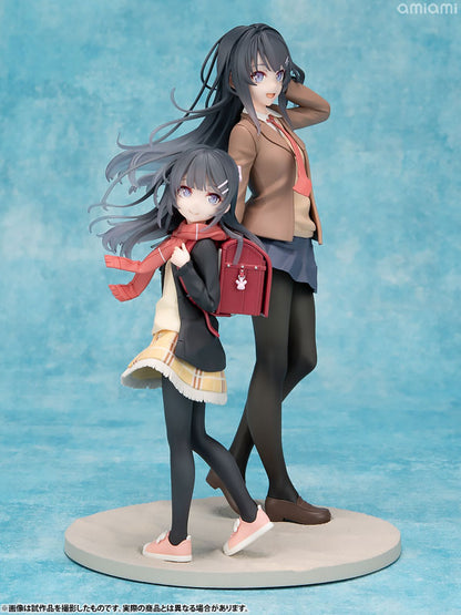 KDcolle Rascal Does Not Dream of a Knapsack Kid Mai Sakurajima Graduation Ver. & Knapsack Kid KADOKAWA Set Figure - Image 8