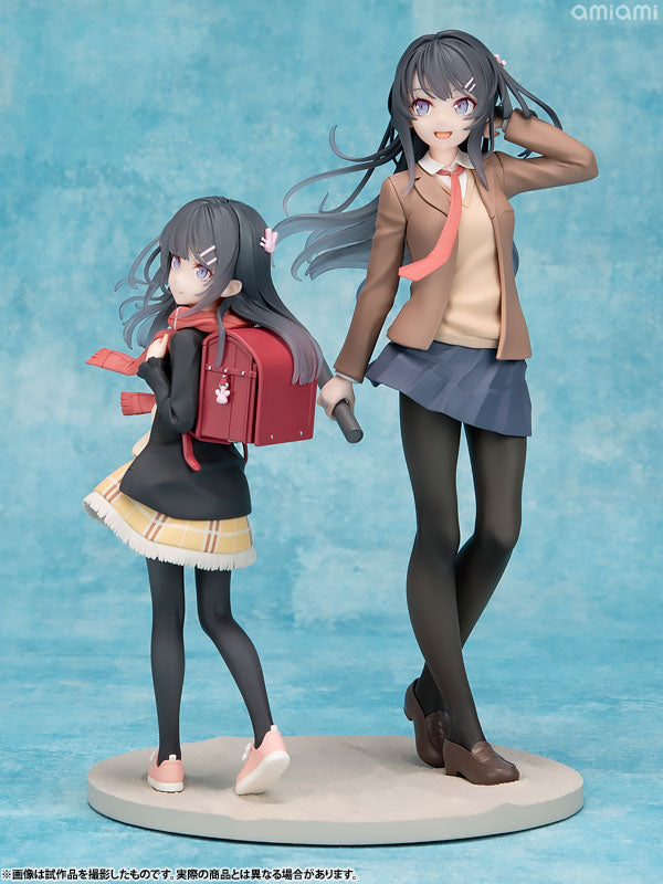 KDcolle Rascal Does Not Dream of a Knapsack Kid Mai Sakurajima Graduation Ver. & Knapsack Kid KADOKAWA Set Figure - Image 9
