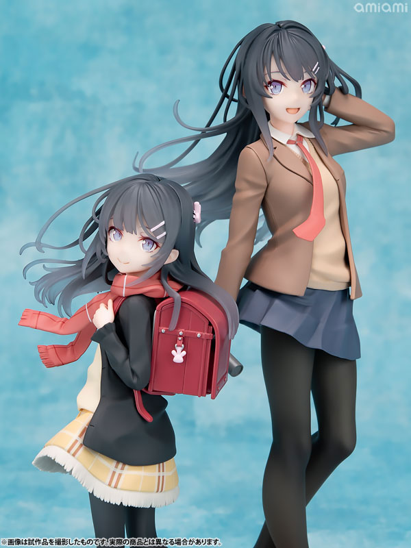 KDcolle Rascal Does Not Dream of a Knapsack Kid Mai Sakurajima Graduation Ver. & Knapsack Kid KADOKAWA Set Figure - Image 10