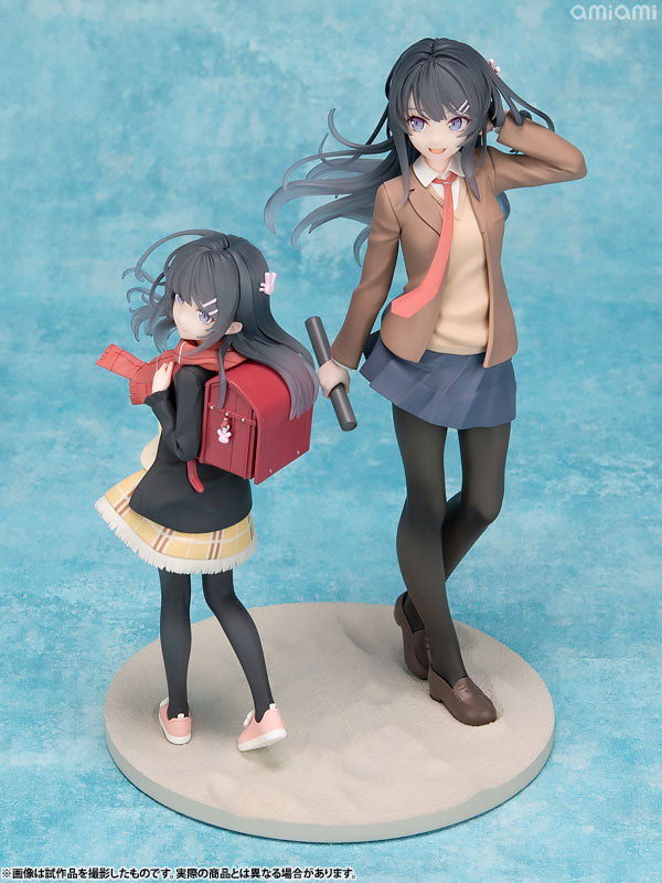 KDcolle Rascal Does Not Dream of a Knapsack Kid Mai Sakurajima Graduation Ver. & Knapsack Kid KADOKAWA Set Figure - Image 19
