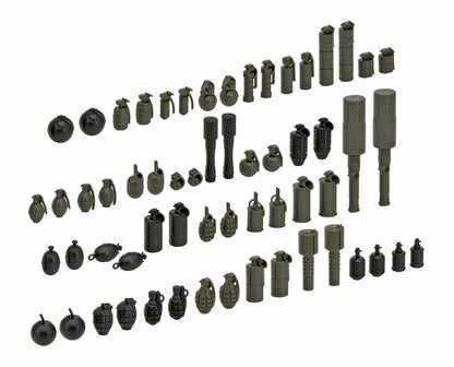 LittleArmory [LD046] Hand Grenade Set 1/12 Plastic Model - Image 2