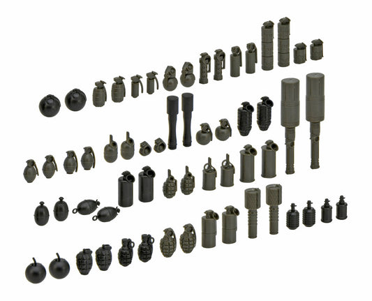 LittleArmory [LD046] Hand Grenade Set 1/12 Plastic Model - Image 2
