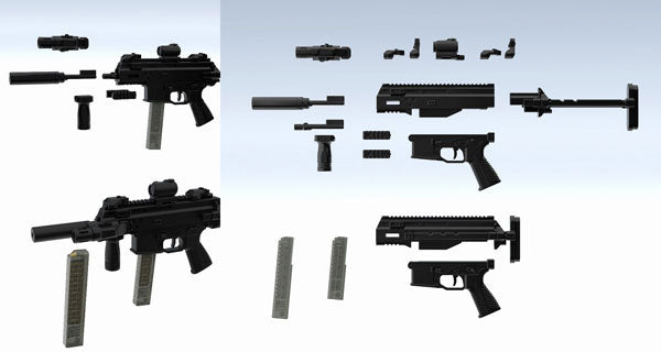 LittleArmory [LA068] APC9K Type 1/12 Plastic Model - Image 4