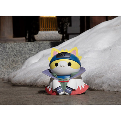 MEGA CAT NARUTO Shippuden Giant Nyaruto! Series Minato Namikaze Soft Vinyl Figure - Image 6