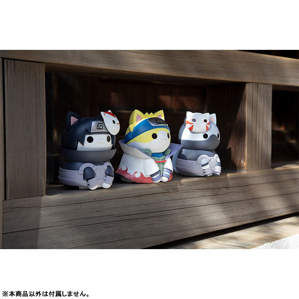 MEGA CAT NARUTO Shippuden Giant Nyaruto! Series Minato Namikaze Soft Vinyl Figure - Image 8