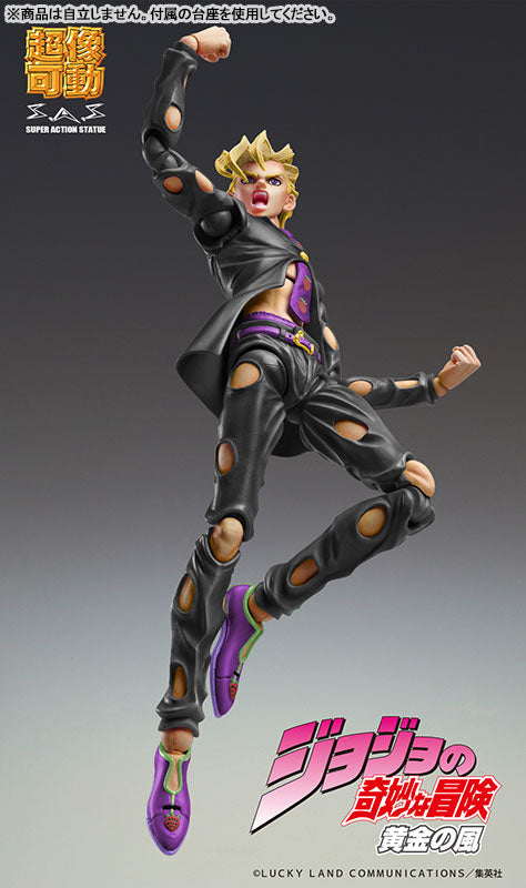 Super Action Statue JoJo's Bizarre Adventure Part.V Pannacotta Fugo Ver.BLACK - Image 8