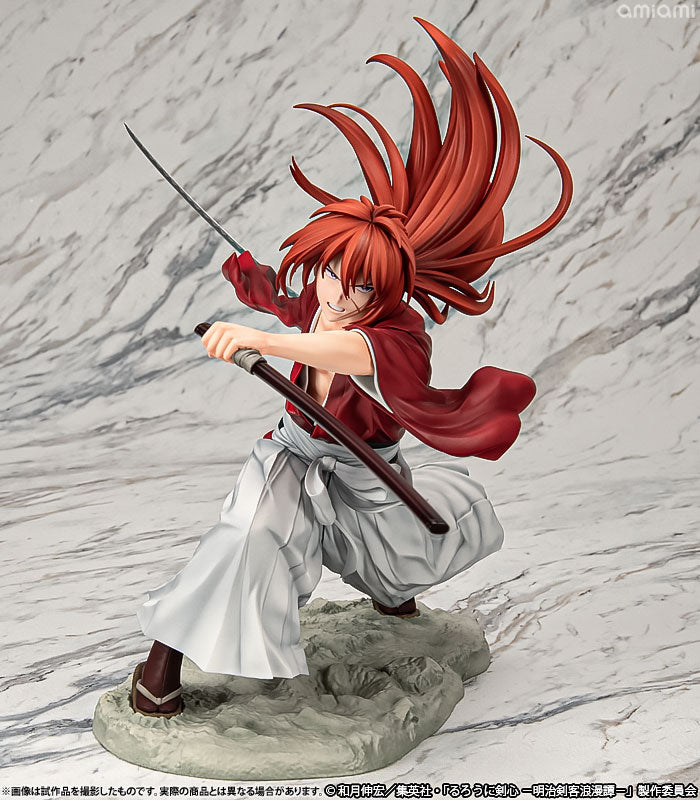 ARTFX J TV Anime "Rurouni Kenshin -Meiji Swordsman Romantic Story-" Kenshin Himura 1/8 Complete Figure - Image 2