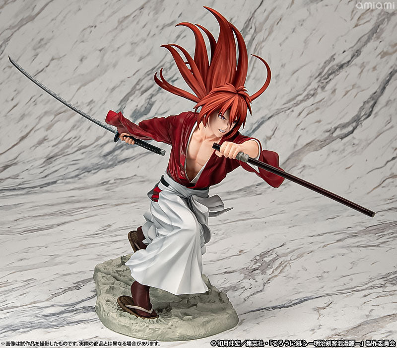 ARTFX J TV Anime "Rurouni Kenshin -Meiji Swordsman Romantic Story-" Kenshin Himura 1/8 Complete Figure - Image 3