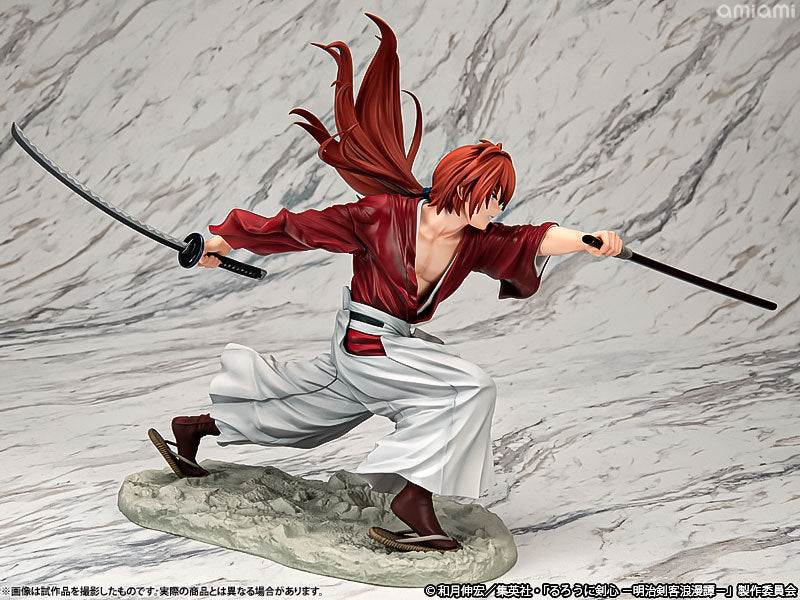 ARTFX J TV Anime "Rurouni Kenshin -Meiji Swordsman Romantic Story-" Kenshin Himura 1/8 Complete Figure - Image 4