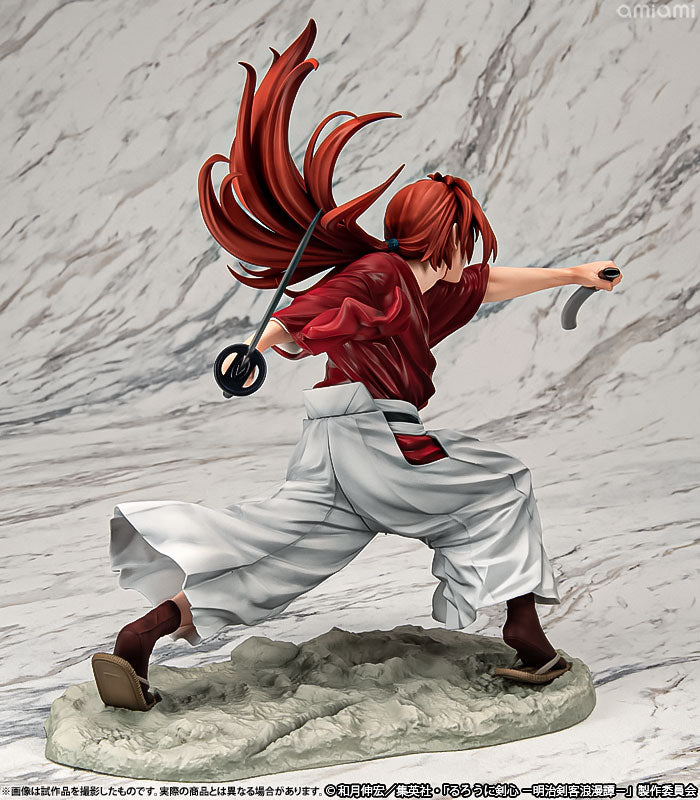 ARTFX J TV Anime "Rurouni Kenshin -Meiji Swordsman Romantic Story-" Kenshin Himura 1/8 Complete Figure - Image 5