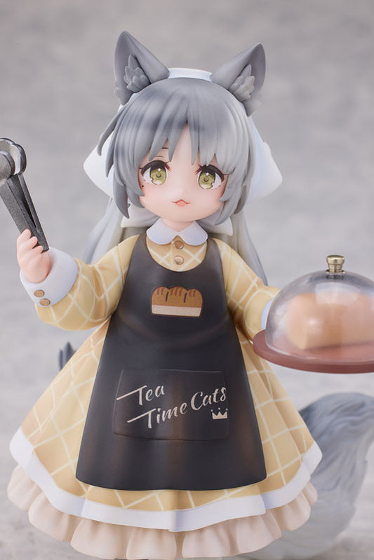 "Tea Time Cats Scene" Meow Town "Bread House" Clerk & Customer Set Figure - Image 2