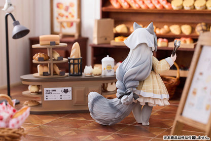 "Tea Time Cats Scene" Meow Town "Bread House" Clerk & Customer Set Figure - Image 12