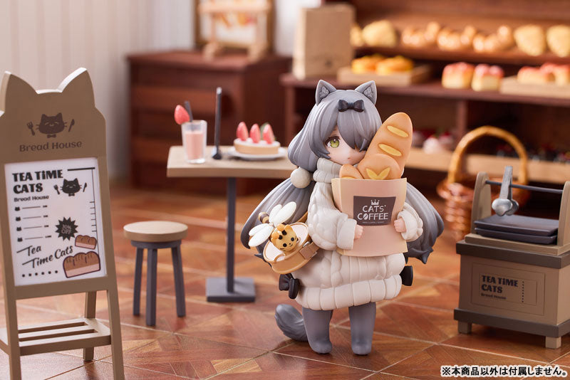 "Tea Time Cats Scene" Meow Town "Bread House" Clerk & Customer Set Figure - Image 17