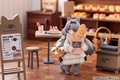 "Tea Time Cats Scene" Meow Town "Bread House" Clerk & Customer Set Figure - Image 18