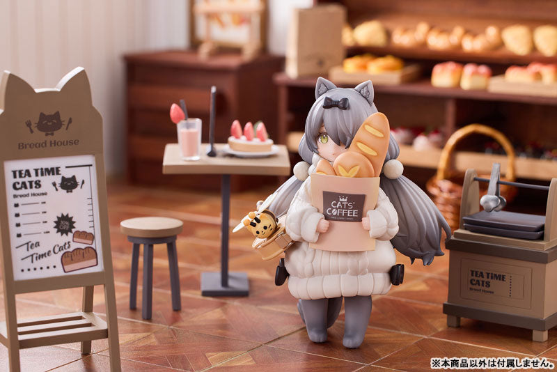"Tea Time Cats Scene" Meow Town "Bread House" Clerk & Customer Set Figure - Image 19