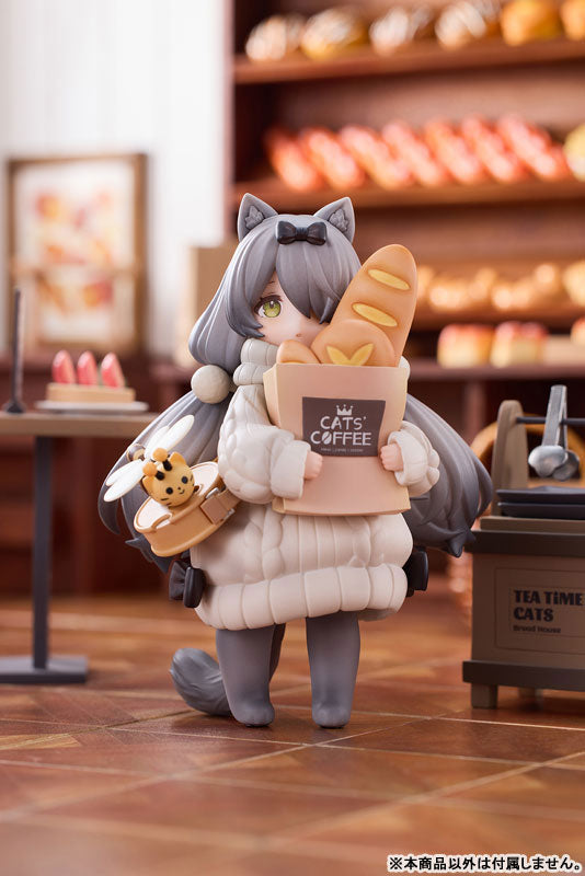 "Tea Time Cats Scene" Meow Town "Bread House" Clerk & Customer Set Figure - Image 21