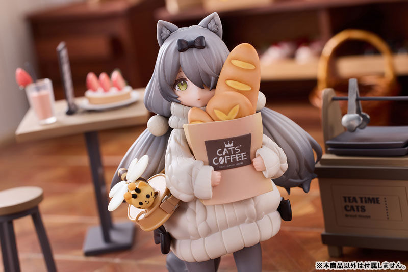 "Tea Time Cats Scene" Meow Town "Bread House" Clerk & Customer Set Figure - Image 22