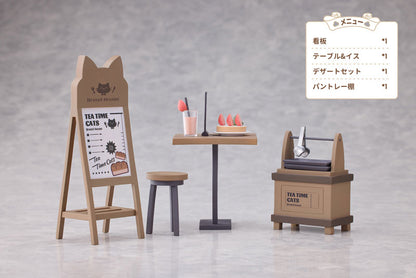 "Tea Time Cats Scene" Meow Town "Bread House" Clerk & Customer Set Figure - Image 26