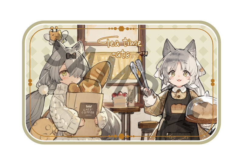 "Tea Time Cats Scene" Meow Town "Bread House" Clerk & Customer Set Figure - Image 27