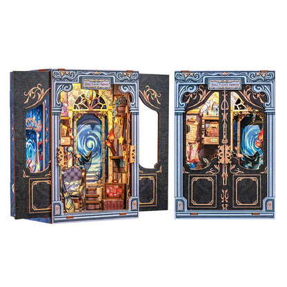 Miniature Doll House Soul Travel Agency Wooden Handmade Kit - Image 3
