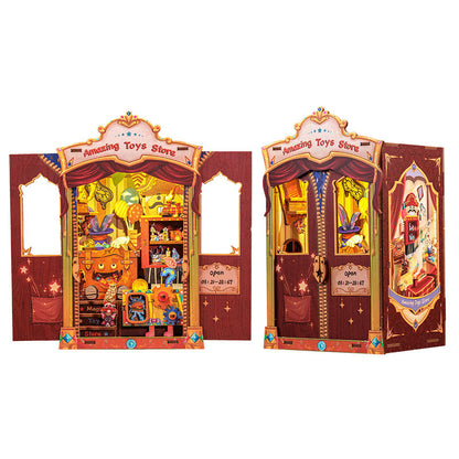 CuteBee Amazing Toys Store Wooden Handmade DIY Doll House Book Shelf Kit - Image 4