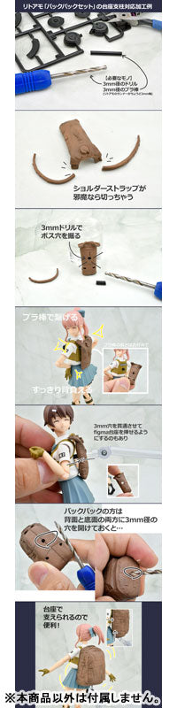 LittleArmory [LD036] Backpack Set A 1/12 Plastic Model - Image 7