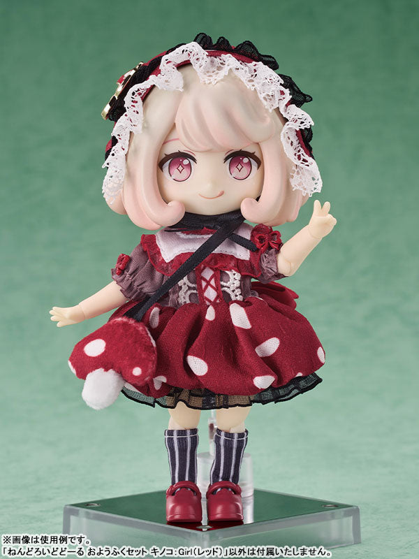 Nendoroid Doll Outfit Set: Mushroom - Girl (Red) - Image 3
