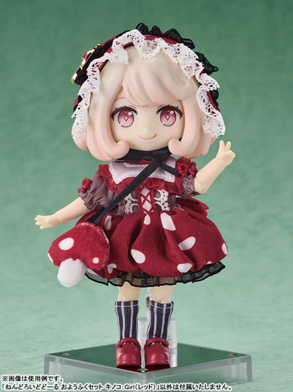Nendoroid Doll Outfit Set: Mushroom - Girl (Red) - Image 3