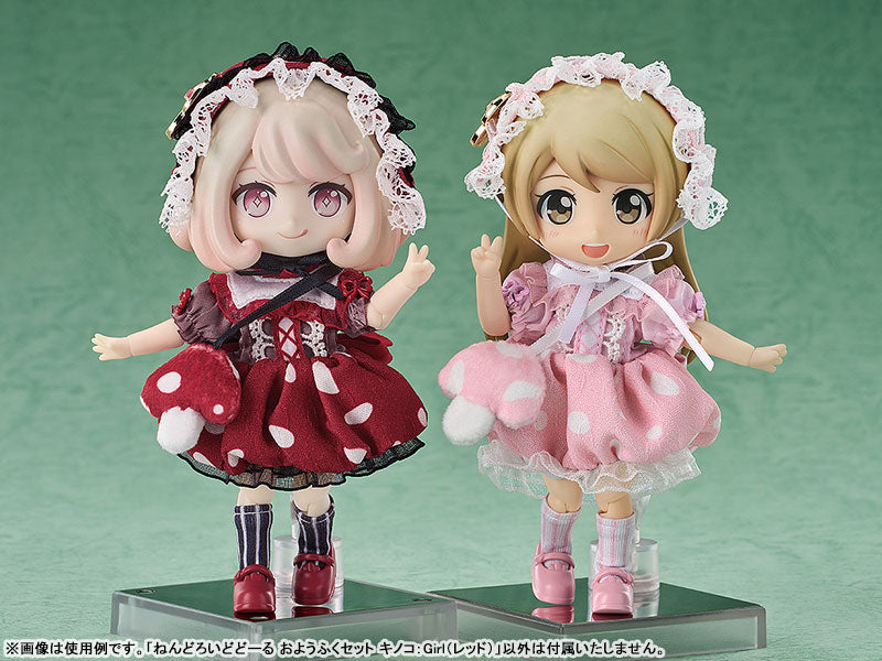 Nendoroid Doll Outfit Set: Mushroom - Girl (Red) - Image 4