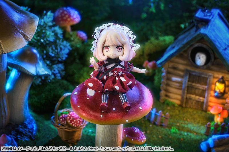 Nendoroid Doll Outfit Set: Mushroom - Girl (Red) - Image 7