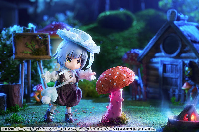 Nendoroid Doll Outfit Set: Mushroom - Boy (Green) - Image 7