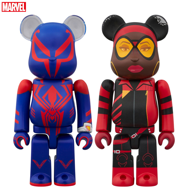 BE@RBRICK SPIDER-MAN 2099 & SPIDER-WOMAN 2PCS SET - Image 2