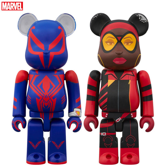 BE@RBRICK SPIDER-MAN 2099 & SPIDER-WOMAN 2PCS SET - Image 2