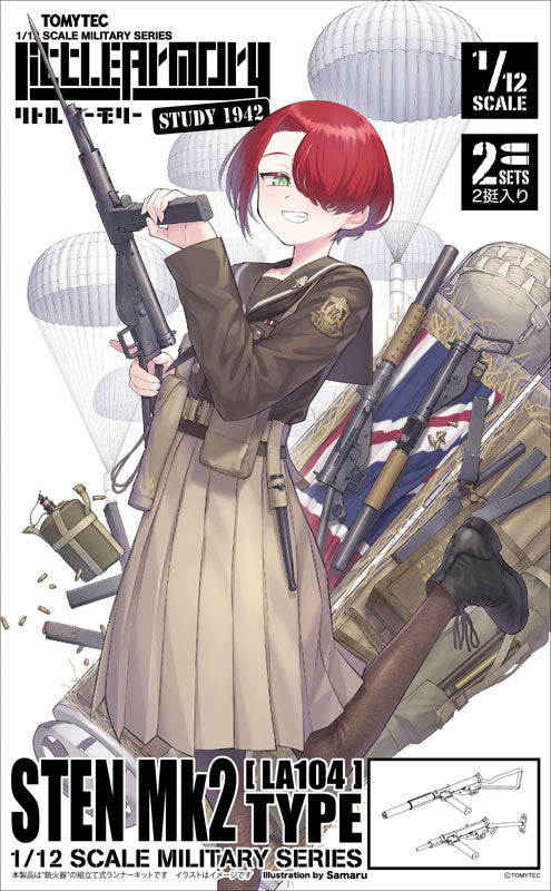 LittleArmory STEN Mk2 Type 1/12 Plastic Model - Image 9