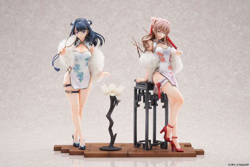 GRIDMAN UNIVERSE Rikka Takarada & Yume Minami Set Chinese Dress Ver. 1/7 Figure - Image 16