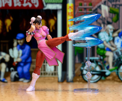 Street Fighter Chun Li Pink Deluxe Action Figure 1/12 Scale - Image 6