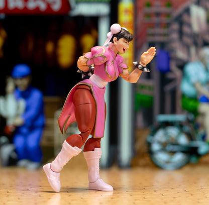 Street Fighter Chun Li Pink Deluxe Action Figure 1/12 Scale - Image 8