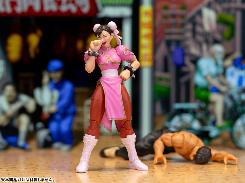 Street Fighter Chun Li Pink Deluxe Action Figure 1/12 Scale - Image 10