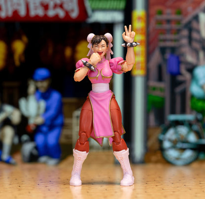 Street Fighter Chun Li Pink Deluxe Action Figure 1/12 Scale - Image 11