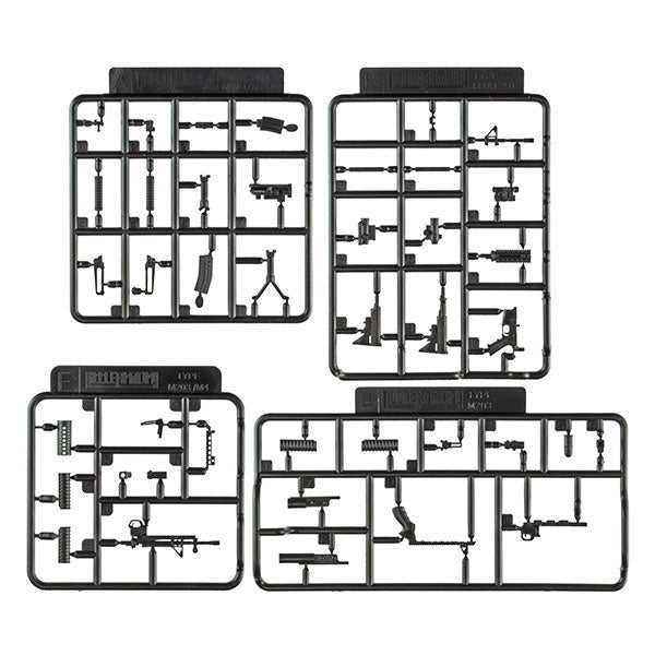 LittleArmory M4A1 & M203 Type 2.0 1/12 Plastic Model - Image 5