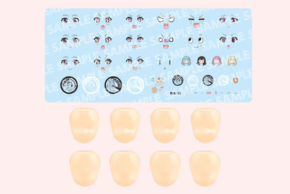 Sousai Shoujo Teien Customized Face & Decals Set Vol.5 [Ragho no Erika Design for Yuuki Madoka A] - Image 16